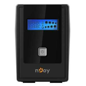 NJOY Szünetmentes 650VA - Cadu 650 (2 Schuko, line-interaktív, USB menedzsment, RJ11/45 vonalvédelem(1Gb/s), fekete) kép