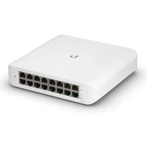 Ubiquiti UniFi USW-Lite-16-PoE 16port GbE LAN 8x PoE+ (45W) L2 menedzselhető switch kép