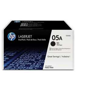 HP CE505AD (No.05A) Toner Fekete (2db/csomag) kép