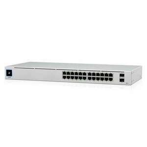 UBiQUiTi Switch 24x1000Mbps (16xPOE+), 2x1000Mbps SFP, Menedzselhető, Rackes - USW-24-POE kép