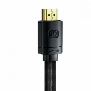 Baseus High Definition Series HDMI 2.1 kábel, 8K 60Hz, 3D, HDR, 48Gbps, 2m (fekete) kép