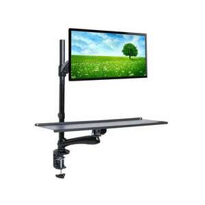 Maclean MC-681 13"-27" LCD TV/Monitor asztali tartó - Fekete (1 kijelző) kép