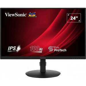 ViewSonic VG2408A-MHD 24", IPS LED, Full HD, VGA/DP/HDMI Fekete monitor kép