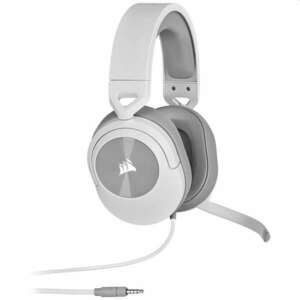 Corsair CA-9011266-EU HS55 Surround 20 Hz - 20 kHz, 32 Ohm, 3.5 mm, Dolby Audio 7.1 Fehér-Szürke gamer headset kép