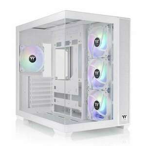 Thermaltake View 380 TG ARGB Snow Mid Tower Chassis Fehér (CA-1Z2-00M6WN-00) kép