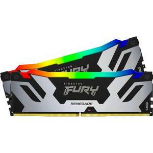 KINGSTON 32GB 6400MT/s DDR5 CL32 DIMM Kit of 2 FURY Renegade RGB (KF564C32RSAK2-32) kép