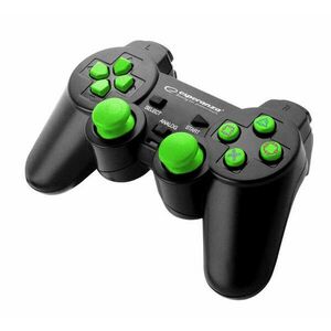 Esperanza Corsair USB gamepad Black/Green PC/PS2/PS3 (EGG106G) kép