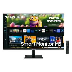 Samsung Smart M5 S32CM500EUXDU LCD Monitor 32", IPS, FHD, 60Hz, Fekete kép