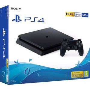 Sony Playstation 4 Slim (PS4), 500 GB, fekete kép