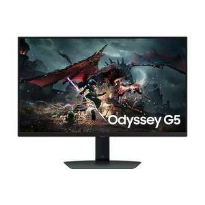 27" Samsung Odyssey G5 G50D QHD sík Gaming monitor fekete (LS27DG502EUXEN) (LS27DG502EUXEN) kép