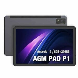 AGM PAD P1 4G ütés- és vízálló 8+256GB IP68 Tablet, kártyafüggetlen, Dual Sim, fekete kép