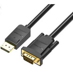 Vention Displayport -> VGA, (fekete), 2m, kábel kép