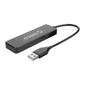 Orico hub adapter, USB-4x USB (fekete) kép