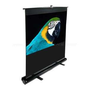 EliteScreens 100" (16: 9) hordozható manuális pull up vászon F100NWH (222 x 125 cm, Fekete váz) kép