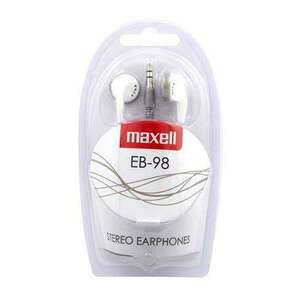 MAXELL Fülhallgató, MAXELL "Ear Buds 98", fehér kép