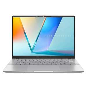 Asus cons nb vivobook s14 m5406wa-qd088w 14" oled wuxga, ryzen ai r9, 32gb, 1tb m.2, int, win11h, ezüst M5406WA-QD088W kép