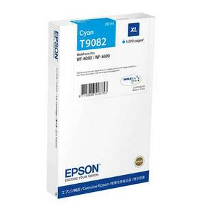 Epson T9082 Tintapatron Cyan 4K , C13T90824N kép