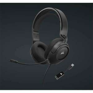 Corsair vezetékes headset, hs35 surround v2 gaming, multiplatform, fekete CA-9011386-EU kép