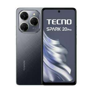 Tecno Spark 20 Pro 4G 256GB, 8GB RAM, NanoSIM, Mobiltelefon, Moonlit Black kép