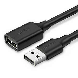 Ugreen hosszabbító USB kábel (férfi) - USB (női) 2.0 480Mbps 3m fekete (US103) kép