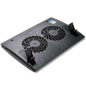 DeepCool Notebook Hűtőpad 17"-ig - WIND PAL FS (21, 5-26, 5dB; max. 195, 38 m3/h; 2x14cm, 2xUSB2.0) kép