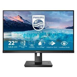 Philips 222S1AE IPS Monitor, 21.5", 1920x1080, 16: 9 250cd/m2, 4ms, VGA/DVI-D/DisplayPort/HDMI, hangszóró kép