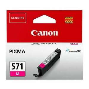 CANON CLI-571M Tintapatron Pixma MG5750, 6850, 7750 nyomtatókhoz, CANON, magenta, 7 ml kép