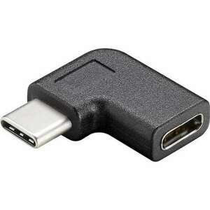 Adapter GOOBAY USB 3.1 C/M - USB 3.1 C/F "L" alakú kép