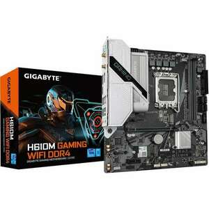 GIGABYTE H610M GAMING WF DDR4 alaplap Intel H610 Express LGA 1700 Micro ATX (H610M GAMING WF DDR4) kép