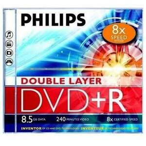 Philips 8710895992114 írható DVD 8, 5 GB DVD+R DL 5 dB kép