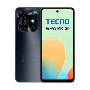 Tecno Spark Go 2024 4G, 64GB, 3GB RAM, NanoSIM, Mobiltelefon, Gravity Black kép