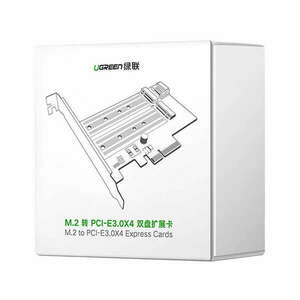 UGREEN PCIe 3.0 x4 M.2 M-Key + M.2 B-Key adapter kép