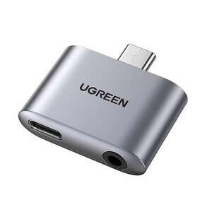 Ugreen CM231 USB-C mini jack 3, 5 mm-es audio adapter - szürke kép