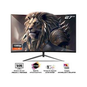 Spirit of Gamer Monitor 27", EPIC 27" (VA, 16: 9, 1920x1080, 1ms, 240 Hz, 300 cd/m2, 3000: 1, HDMI/DP/3, 5 mm Jack) kép