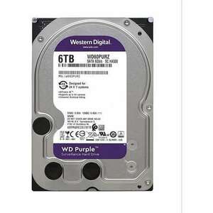 Western Digital Purple 6TB 5400rpm 256MB SATA3 3, 5" HDD (WD63PURZ) kép