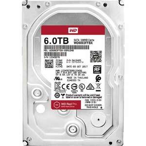 WESTERN DIGITAL 3.5" HDD SATA-III 6TB 7200rpm 128MB Cache, RED Pro kép