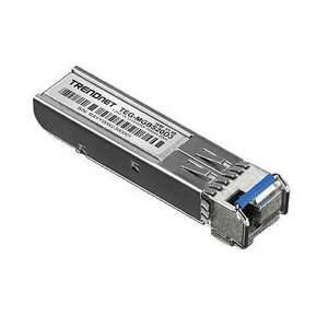 SFP modul, kettős hullámhosszú, egymódusú szimplex LC, 1, 25 G, TX: 1310 nm/RX: 1550 nm, 20 km - TRENDnet kép