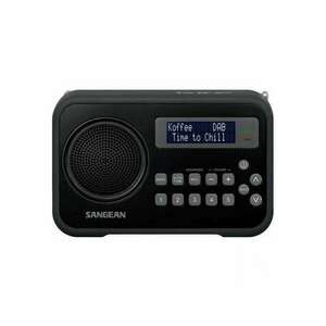 Sangean DPR-67 DAB+/FM-RDS fekete digitális rádióvevő kép