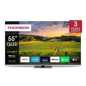 Thomson 55QG5C14 4K UHD Google Smart QLED televízió, 139 cm kép