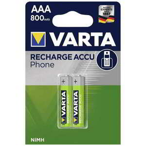 Varta Professional NiMh 800 mAh Újratölthető AAA elem (50 x 2db/csomag) kép