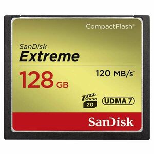 Sandisk 128GB Compact Flash Extreme memória kártya (124095) kép