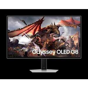 Samsung LS32DG802SUXDU 32" Odyssey OLED G8 G80SD UHD 240 Hz Gaming Monitor kép