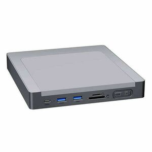 INVZI MagHub 8-in-1 USB-C Docking Station / Hub for iMac with SSD Bay (Gray) (MH02) kép