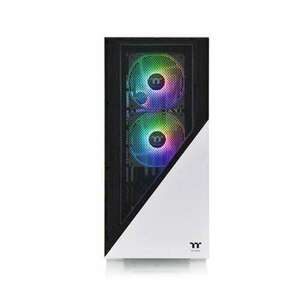 Thermaltake Divider 370 TG Snow ARGB táp nélküli ablakos ház fehér-fekete CA-1S4-00M6WN-00 kép