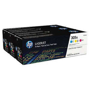 HP 305A (CF370AM) - Rainbow, 3 színű szett (CF370AM) kép