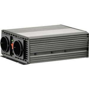 Inverter, feszültségátalakító, csavaros csipeszek, 12V/230V, 700W, Voltcraft MSW 700-12-G kép