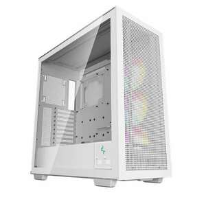 DeepCool Számítógépház, MORPHEUS WH (fehér, moduláris, 3x140mm venti, Mini-ITX /M-ATX /ATX /E-ATX, 4xUSB3.0, 1xUSB-C) kép