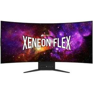 CORSAIR Monitor Gaming 45" XENEON FLEX 45WQHD240, 240Hz, OLED 3440x1440, HDR10, 2xHDMI2.1/1xDisplayport1.4 kép