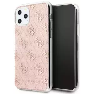 Tok Guess iPhone 11 Pro Pink hard case 4G Glitter (GUHCN58PCU4GLPI) kép