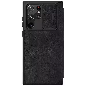 Tok Case Nillkin Qin Leather Pro for SAMSUNG S22 Ultra, black (6902048235564) kép